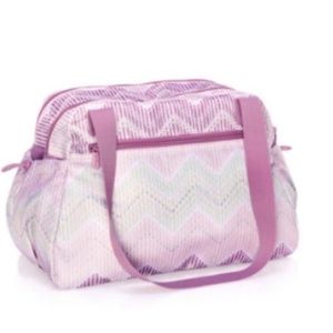 Thirty one Take the Day Diaper Bag in Chevron Stitch